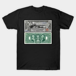 1896 $1 Dollar Silver Certificate T-Shirt